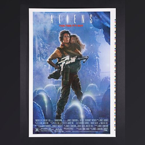 Lot #16 - ALIENS (1986) - David Frangioni Collection: Printer's Test Proof US One-Sheet, 1986