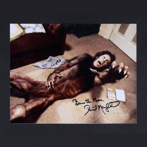 Lot #20 - AN AMERICAN WEREWOLF IN LONDON (1981) - David Naughton Autographed Still and US Insert, 1981
