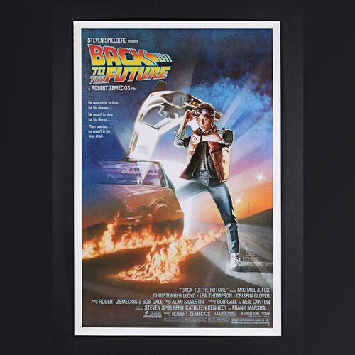 Lot #33 - BACK TO THE FUTURE (1985) - David Frangioni Collection: US One-Sheet, 1985