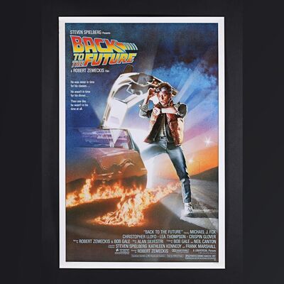 Lot #33 - BACK TO THE FUTURE (1985) - David Frangioni Collection: US One-Sheet, 1985