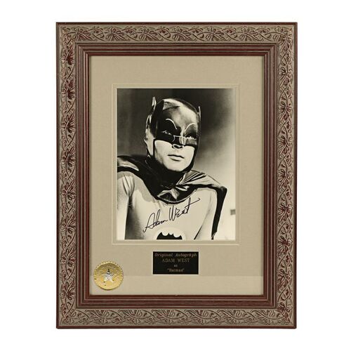 Lot #39 - BATMAN (1966) - Adam West Autographed Framed Display