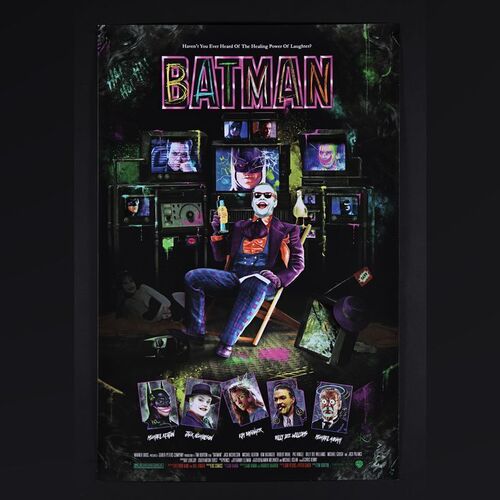 Lot #40 - BATMAN (1989) - Signed and Hand-Numbered Limited Edition "Jokerized" Variant Artist Proof Print by Alberto Reyes, 2023