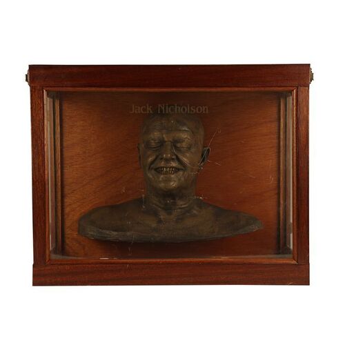 Lot #41 - BATMAN (1989) - Jack Nicholson Life Cast Display, 1989