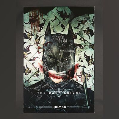 Lot #46 - THE DARK KNIGHT (2008) - Two Advance US One-Sheets, 2008