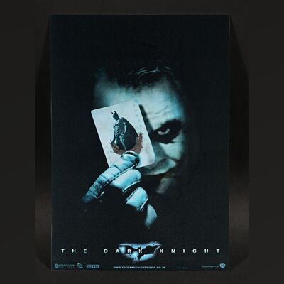 Lot #47 - THE DARK KNIGHT (2008) - Special Poster - 3D Lenticular, 2008