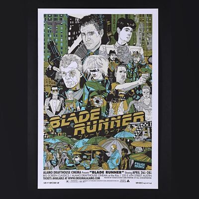 Lot #57 - BLADE RUNNER (1982) - Hand-Numbered Limited Edition Print by Tyler Stout, 2008