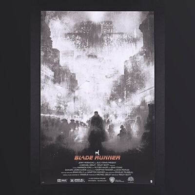 Lot #60 - BLADE RUNNER (1982) - Hand-Numbered Limited Edition Variant Print by Karl Fitzgerald, 2016
