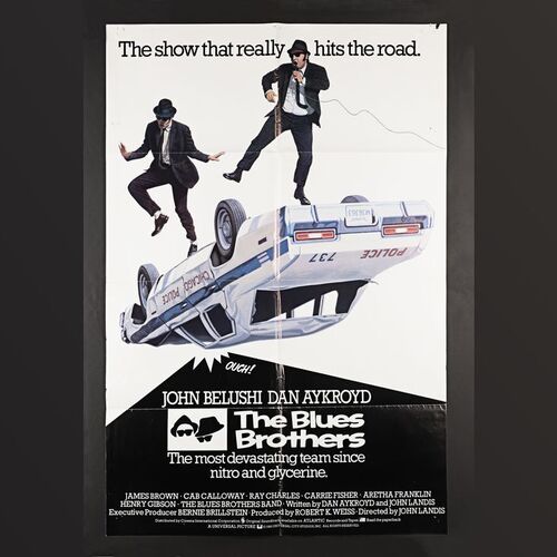 Lot #65 - THE BLUES BROTHERS (1980) - British One-Sheet, 1980