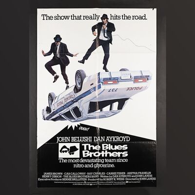 Lot #65 - THE BLUES BROTHERS (1980) - British One-Sheet, 1980