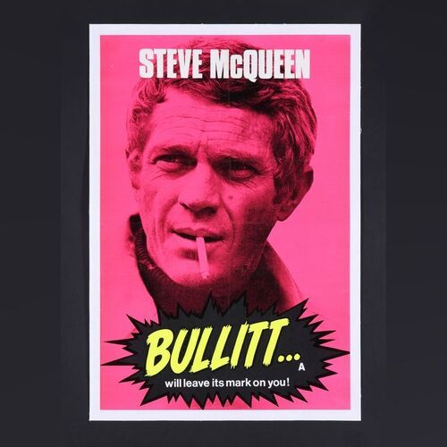 Lot #70 - BULLITT (1968) - David Frangioni Collection: British Double Crown - Linen-Backed, 1968