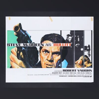 Lot #71 - BULLITT (1968) - David Frangioni Collection: UK Quad, 1968