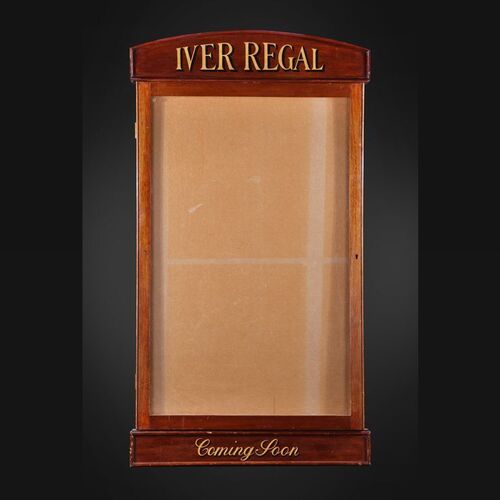 Lot #74 - CINEMA POSTER DISPLAY CASE - Vintage Bespoke Cinema Poster Display Case