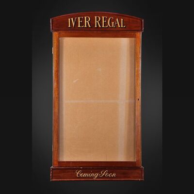 Lot #74 - CINEMA POSTER DISPLAY CASE - Vintage Bespoke Cinema Poster Display Case