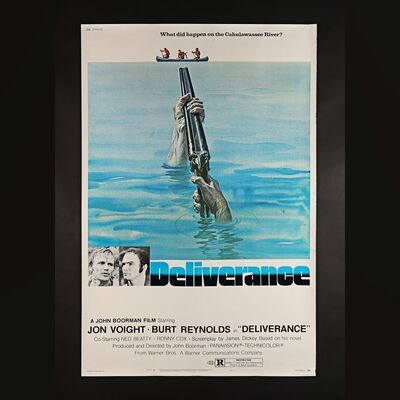 Lot #80 - DELIVERANCE (1972) - David Frangioni Collection: US 40" x 60" - Style B, 1972