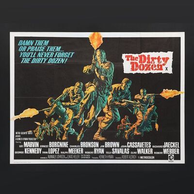 Lot #82 - THE DIRTY DOZEN (1967) - UK Quad, 1967