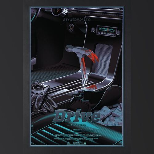 Lot #89 - DRIVE (2011) - Hand-Numbered Limited Edition Chrome Variant Print by Laurent Durieux, 2022