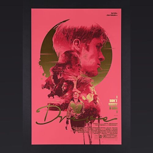 Lot #90 - DRIVE (2011) - Hand-Numbered Limited Edition Sunset Variant Print by Grzegorz "Gabz" Domaradzki, 2022