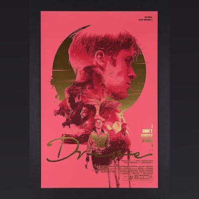 Lot #90 - DRIVE (2011) - Hand-Numbered Limited Edition Sunset Variant Print by Grzegorz "Gabz" Domaradzki, 2022