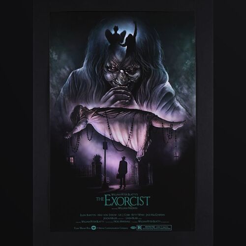 Lot #103 - THE EXORCIST (1973) - Hand-Numbered Limited Edition Print by Andrew Rowland, 2023