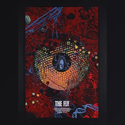 Lot #112 - THE FLY (1986) - Hand-Numbered Limited Edition Print by Kilian Eng, 2023