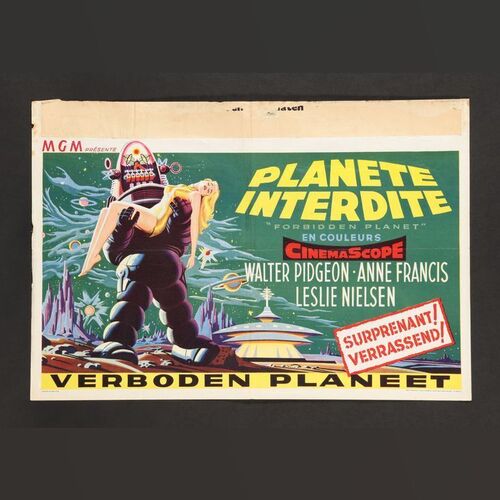 Lot #121 - FORBIDDEN PLANET (1956) - Belgian Affiche, 1956