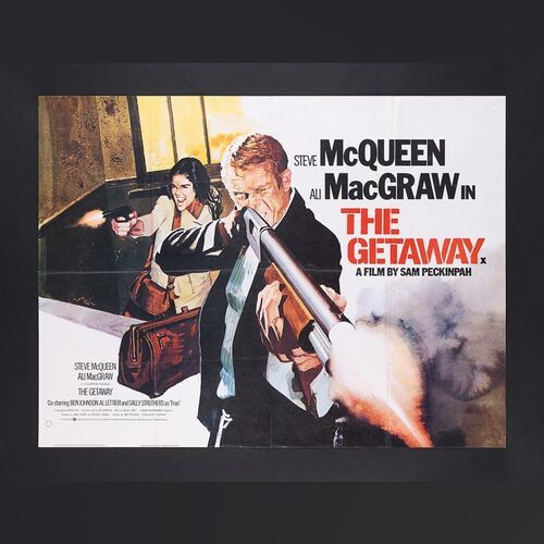 Lot #125 - THE GETAWAY (1972) - UK Quad, 1979