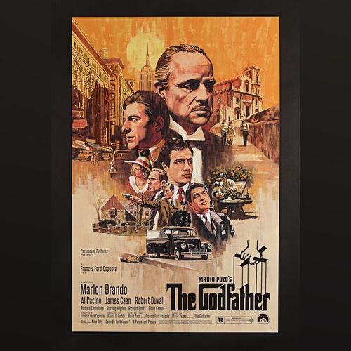 Lot #127 - THE GODFATHER (1972) - Hand-Numbered Timed Edition Giclee Variant Print by Paul Mann, 2022