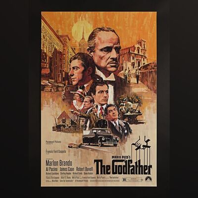 Lot #128 - THE GODFATHER (1972) - Hand-Numbered Limited Edition Print by Paul Mann, 2022