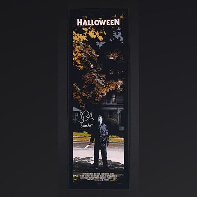 Lot #146 - HALLOWEEN (1978) - John Carpenter Autographed Limited Edition Print by JC Richard, 2020