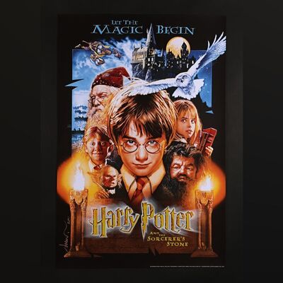 Lot #148 - HARRY POTTER AND THE SORCERER'S STONE (2001) - Hand-Numbered Limited Edition Print by Drew Struzan, 2023