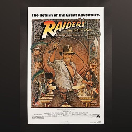 Lot #160 - RAIDERS OF THE LOST ARK (1981) - US One-Sheet, 1982