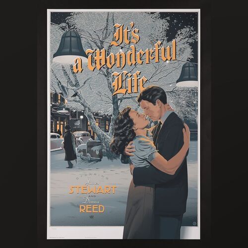 Lot #162 - IT'S A WONDERFUL LIFE (1946) - Dark Hall Mansion Archive: Hand-Numbered Limited Edition Print by Laurent Durieux, 2014