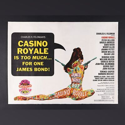 Lot #167 - JAMES BOND: CASINO ROYALE (1967) - UK Quad - Linen Backed, 1967