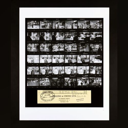 Lot #170 - JAMES BOND: DR. NO (1962) - On Set Contact Sheet Limited Edition Print by Frank Herrmann