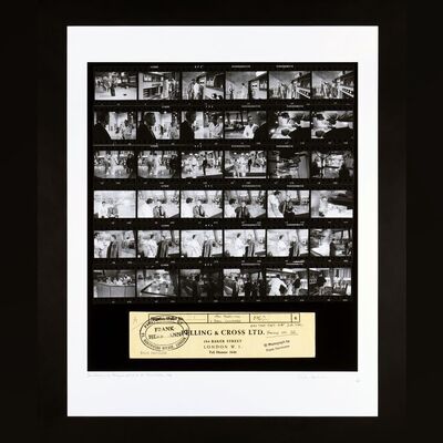 Lot #170 - JAMES BOND: DR. NO (1962) - On Set Contact Sheet Limited Edition Print by Frank Herrmann
