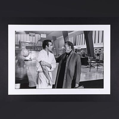 Lot #172 - JAMES BOND: DR. NO (1962) - On Set Photo of Sean Connery and Ian Fleming Limited Edition Print by Frank Herrmann