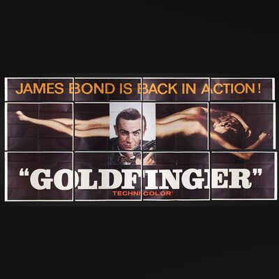 Lot #177 - JAMES BOND: GOLDFINGER (1965) - David Frangioni Collection: US 24-Sheet, 1965