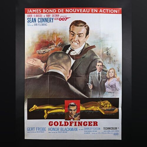 Lot #179 - JAMES BOND: GOLDFINGER (1964) - Carter-Jones Collection: French Grande, circa 1970s