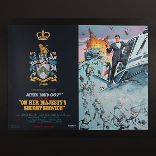 Lot #192 - JAMES BOND: ON HER MAJESTY'S SECRET SERVICE (1969) - Hand-Numbered Limited Edition Quad Print by Paul Mann, 2022