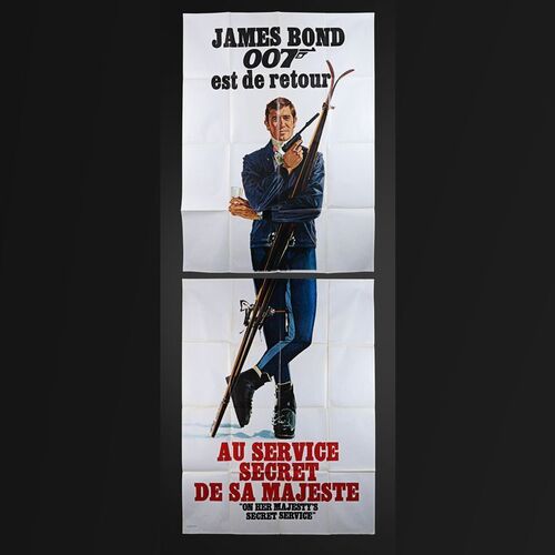 Lot #193 - JAMES BOND: ON HER MAJESTY'S SECRET SERVICE (1969) - French Double Grande, 1969