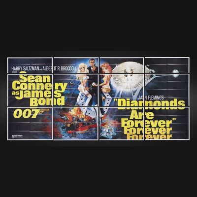Lot #195 - JAMES BOND: DIAMONDS ARE FOREVER (1971) - Carter-Jones Collection: US 24-Sheet, 1971