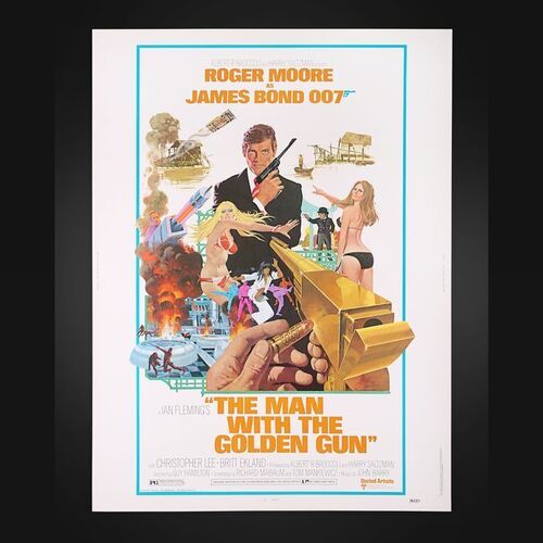 Lot #203 - JAMES BOND: THE MAN WITH THE GOLDEN GUN (1974) - Carter-Jones Collection: US 30 x 40, 1974