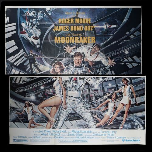 Lot #206 - JAMES BOND: MOONRAKER (1979) - Carter-Jones Collection: US International Six-Sheet, 1979