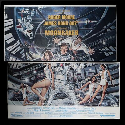 Lot #206 - JAMES BOND: MOONRAKER (1979) - Carter-Jones Collection: US International Six-Sheet, 1979