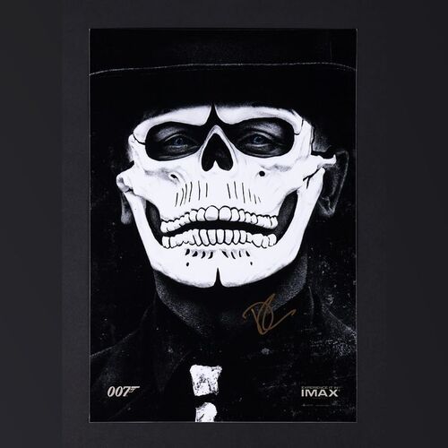 Lot #222 - JAMES BOND: SPECTRE (2015) - Daniel Craig Autographed Mini IMAX Poster, 2015