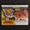 Lot #232 - JASON AND THE ARGONAUTS (1963) / MYSTERIOUS ISLAND (1961) - Ray Harryhausen Autographed Double Bill UK Quad, 1978