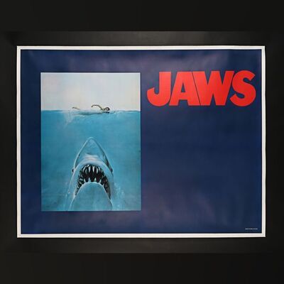 Lot #233 - JAWS (1975) - David Frangioni Collection: US Subway - Advance, No Credits - Linen-Backed, 1975