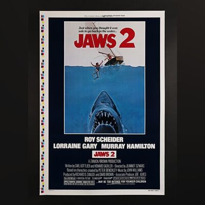 Lot #242 - JAWS 2 (1978) - David Frangioni Collection: Printer's Test Proof US One-Sheet - Sailboat Style, 1978