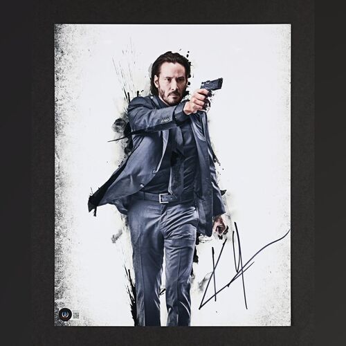 Lot #244 - JOHN WICK (2014) - Keanu Reeves Autographed Photo