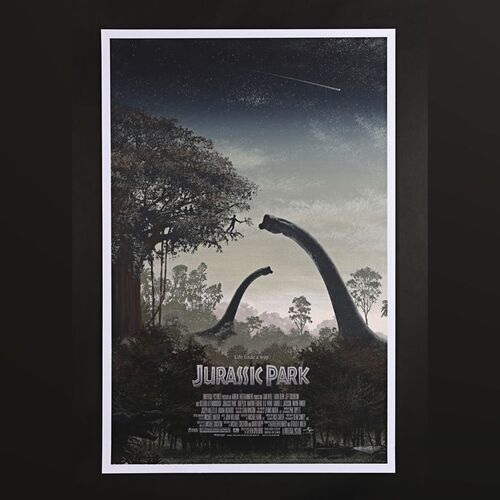 Lot #250 - JURASSIC PARK (1993) - Hand-Numbered Limited Edition Mondo Print by JC Richard, 2011